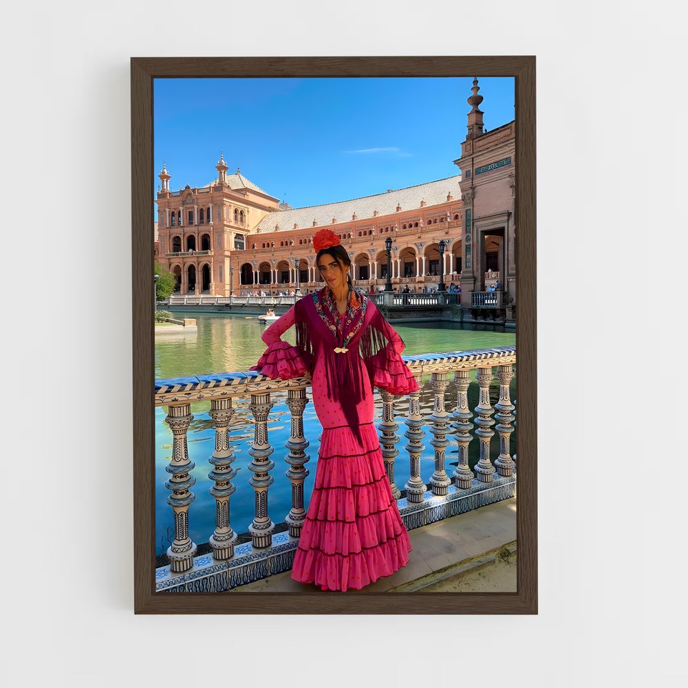 Poster Flamenco sur le Pont – affiche Danse (vue 5)